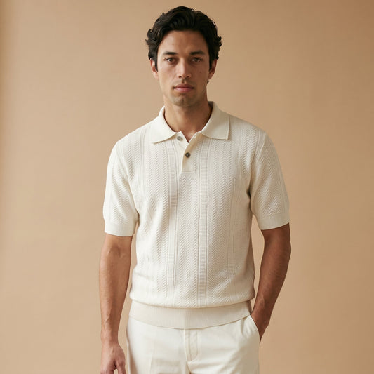 Men's Polo Shirt Short-Sleeve Collared Regular Fit Casual Smart-Casual Everyday Golf Sport Versatile Fenton