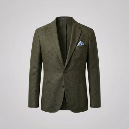 Men's Casual Blazer Single-Breasted Slim Fit Tailored Smart-Casual Office Business Formal Everyday Modern Lincoln