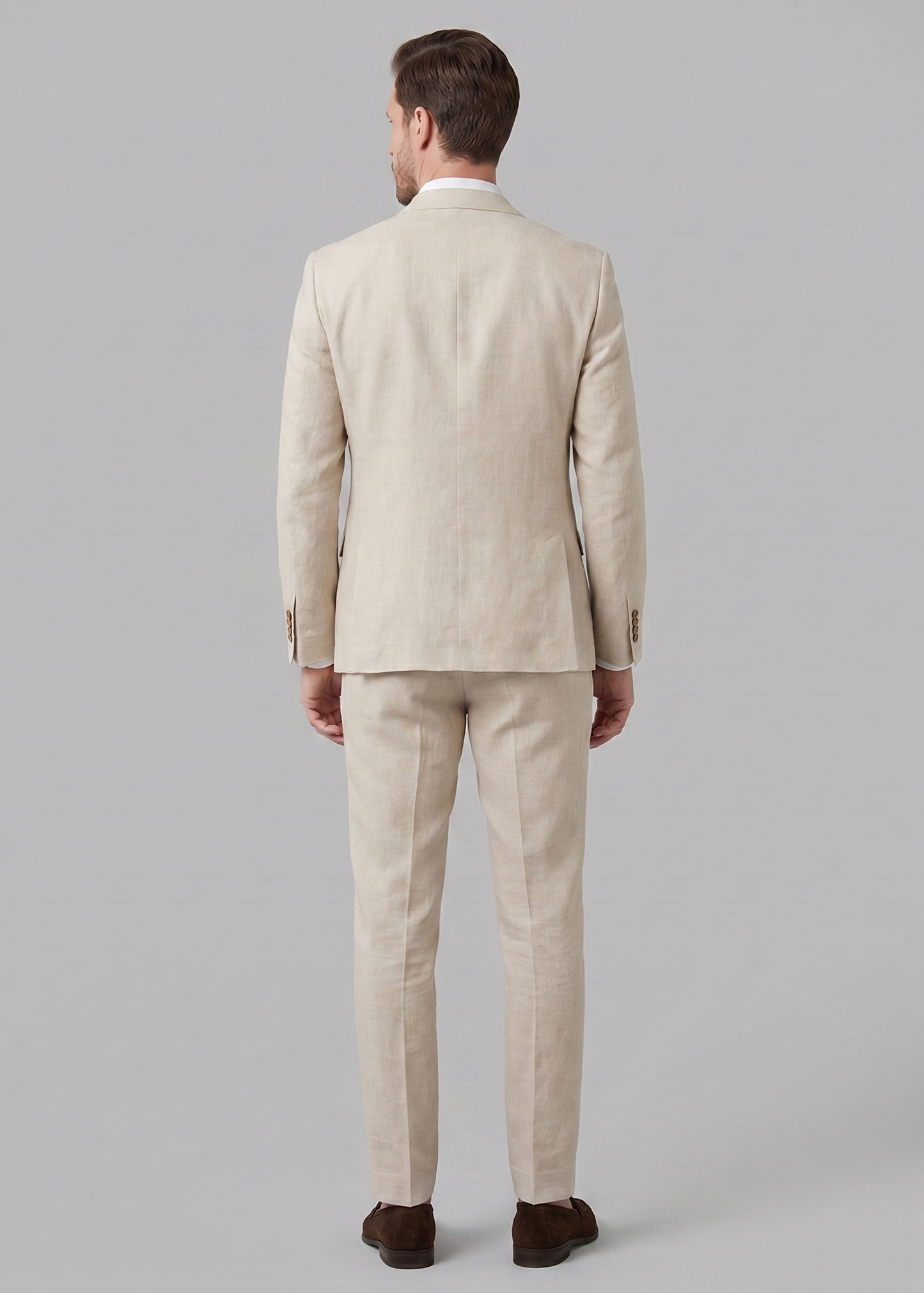 Men's Wedding Suit Set Two-Piece Blazer & Trousers Slim Fit Formal Tailored Elegant Occasion Business Sinclair
