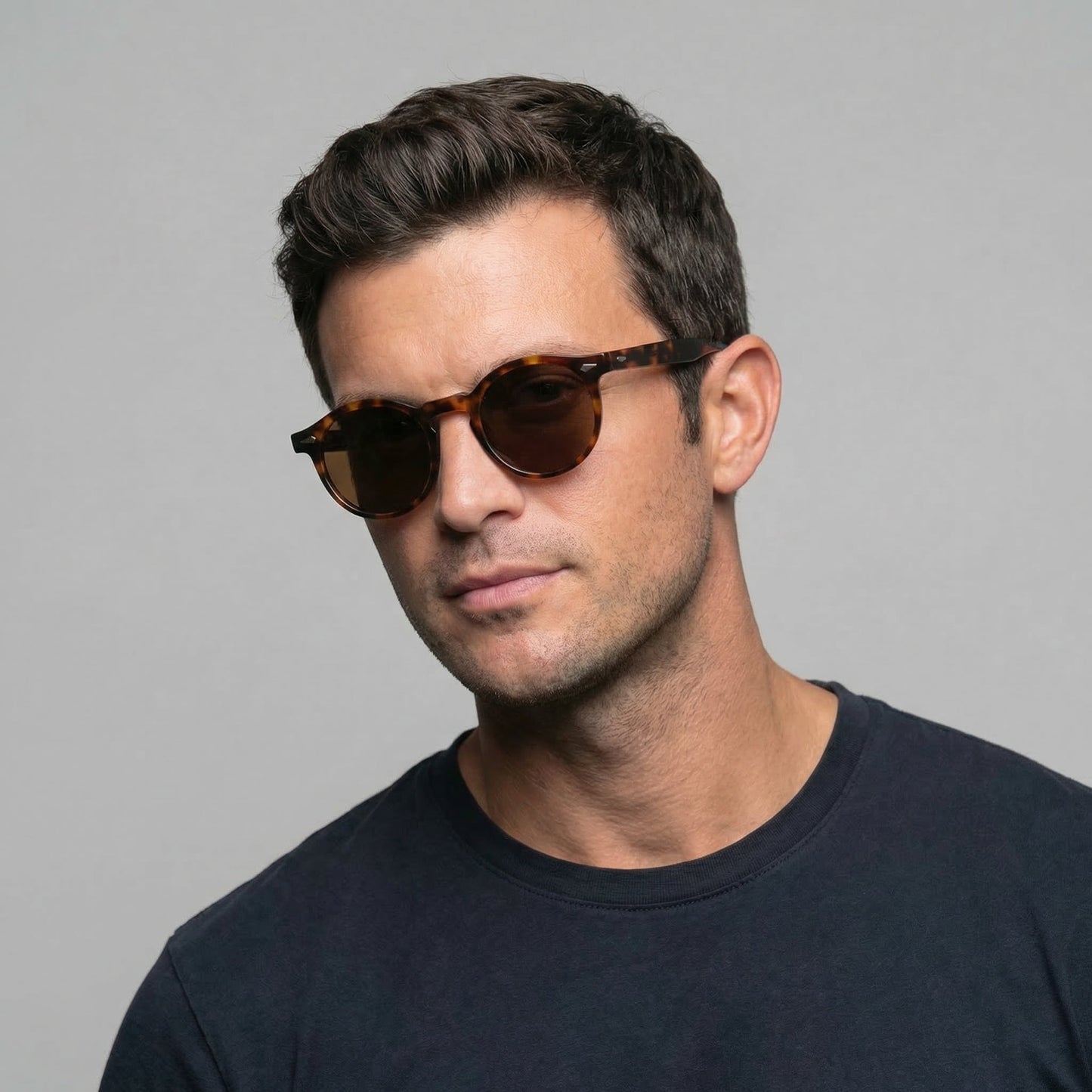 Men's Polarized Sunglasses Full-Rim Tinted Lens Fashion Retro Casual Beach Holiday Everyday Driving Cassidy