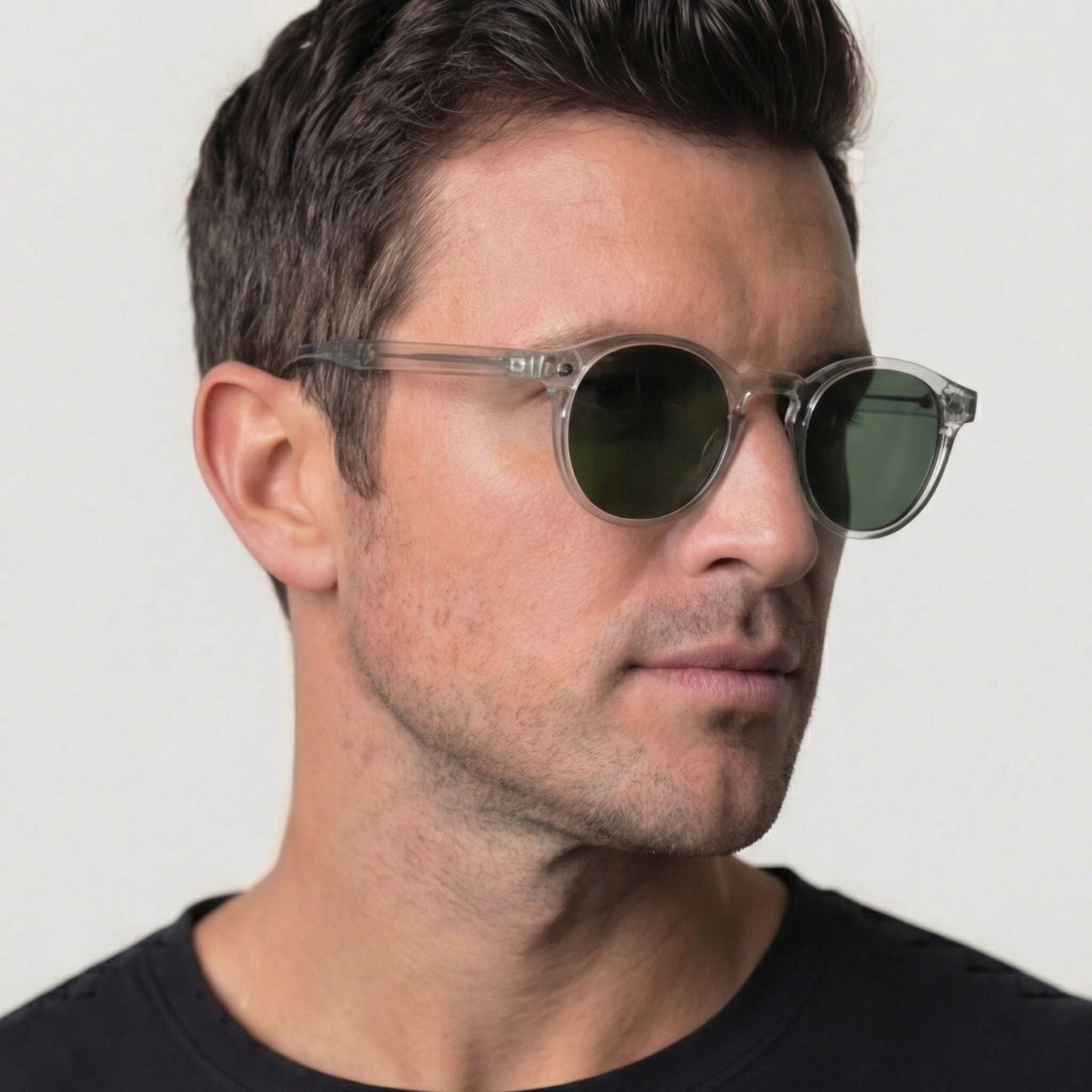 Men's Polarized Sunglasses Full-Rim Tinted Lens Fashion Retro Casual Beach Holiday Everyday Driving Cassidy