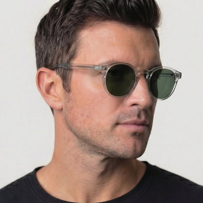 Men's Polarized Sunglasses Full-Rim Tinted Lens Fashion Retro Casual Beach Holiday Everyday Driving Cassidy