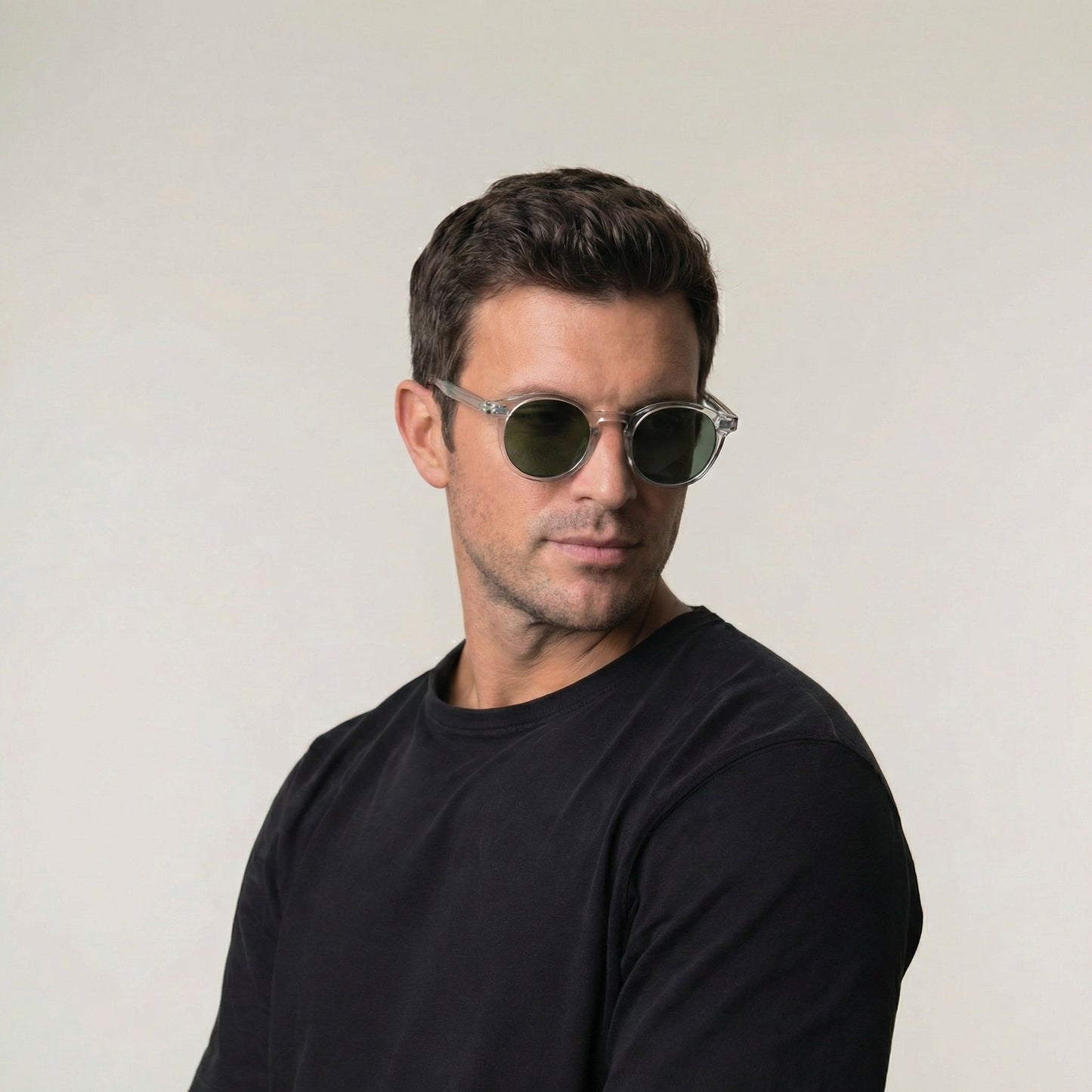 Men's Polarized Sunglasses Full-Rim Tinted Lens Fashion Retro Casual Beach Holiday Everyday Driving Cassidy