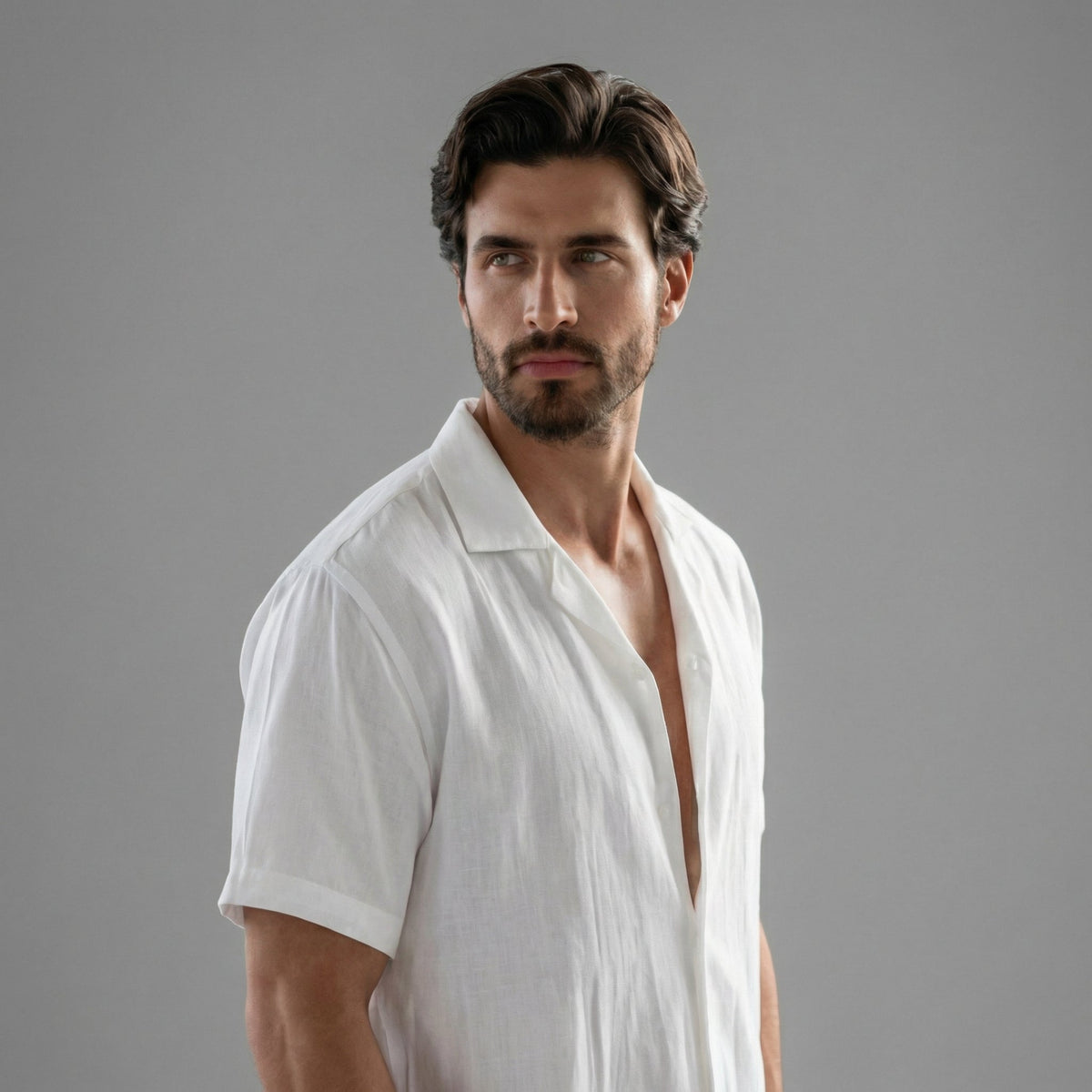 Men's Casual Set Two-Piece Short-Sleeve Matching Shirt & Shorts Casual Everyday Holiday Beach Outfit Landon