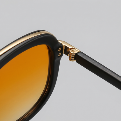 Men's Square Sunglasses Double-Bridge Metal Frame Tinted Lens Trendy Retro Fashion Casual Beach Holiday Everyday
