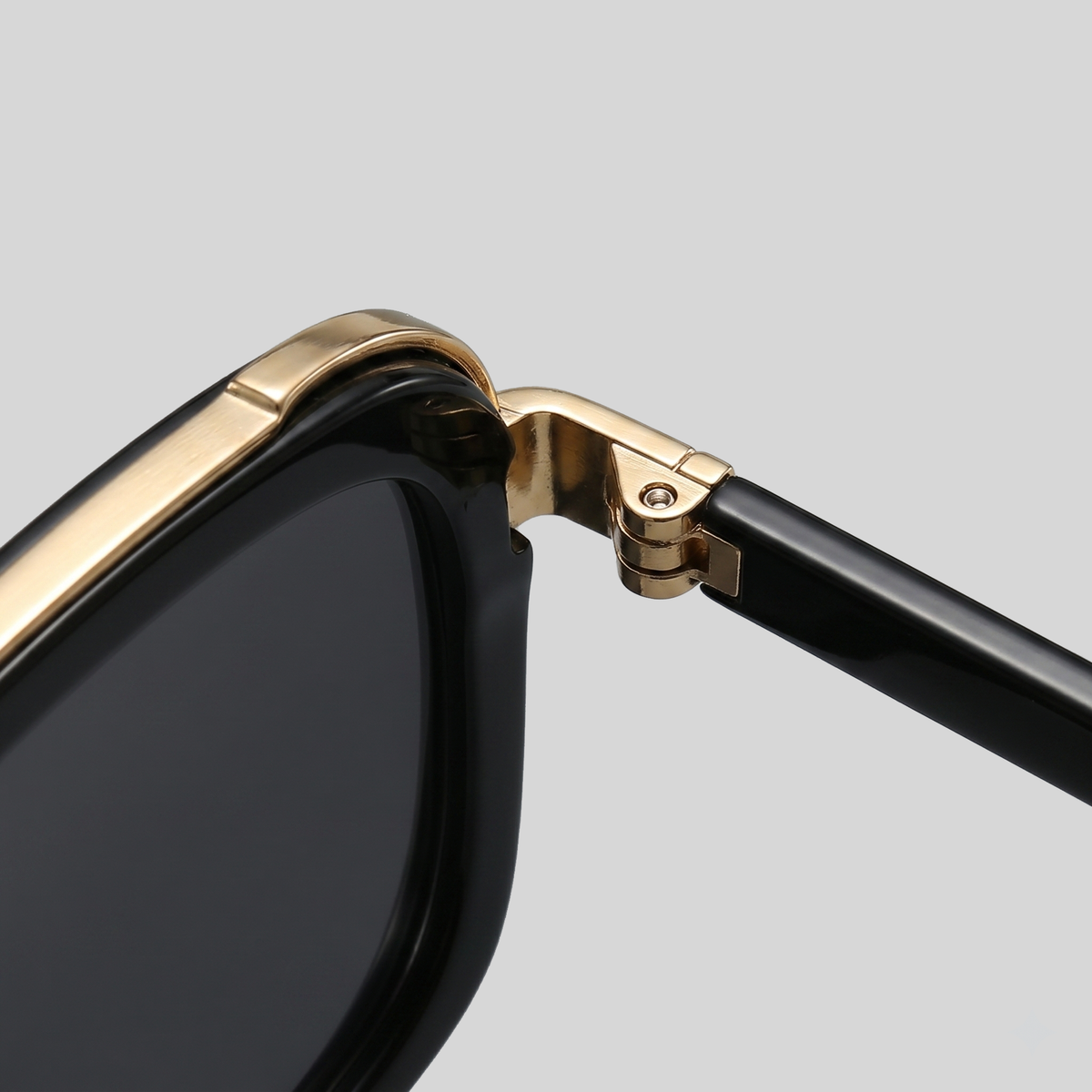 Men's Square Sunglasses Double-Bridge Metal Frame Tinted Lens Trendy Retro Fashion Casual Beach Holiday Everyday