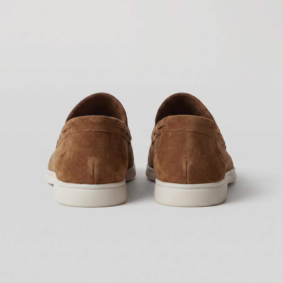 Men's Suede Loafers Slip-On Classic Round Toe Moccasin Smart-Casual Office Everyday Casual Formal Alistair