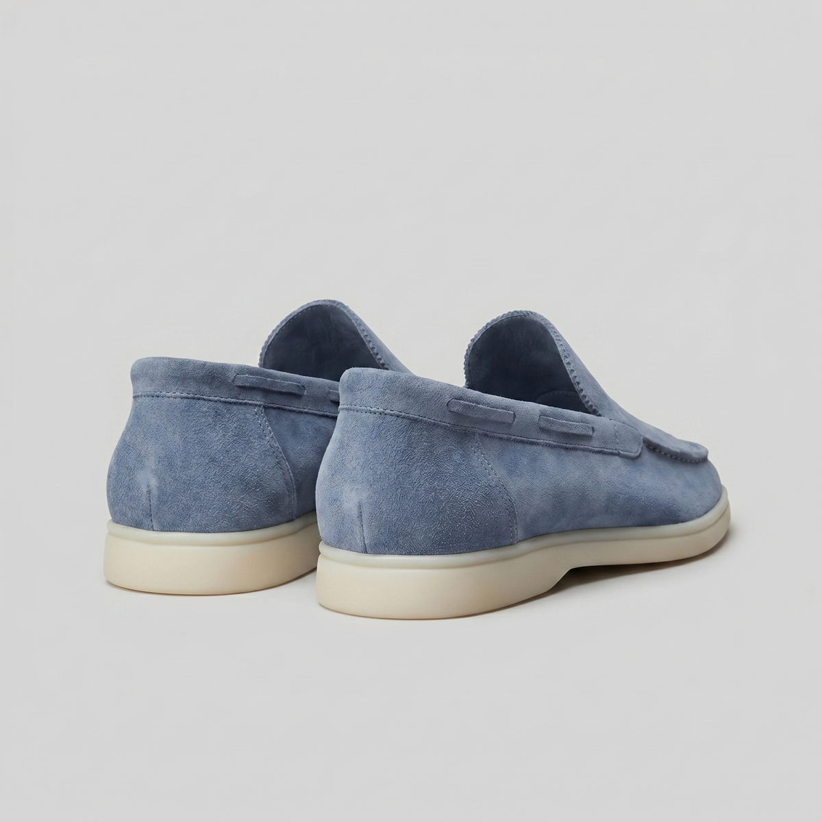 Men's Suede Loafers Slip-On Classic Round Toe Moccasin Smart-Casual Office Everyday Casual Formal Alistair