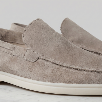 Men's Classic Loafers Slip-On Round Toe Moccasin Smart-Casual Office Casual Everyday Formal Leather Look Whitaker