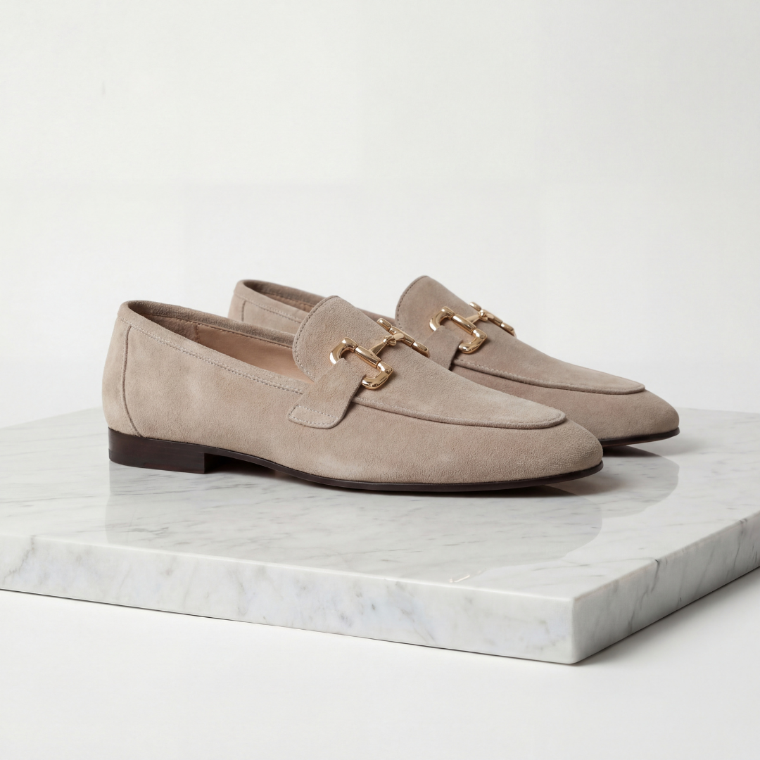 Men's Suede Loafers Slip-On Round Toe Moccasin Elegant Smart-Casual Office Formal Casual Leather Look Rupert