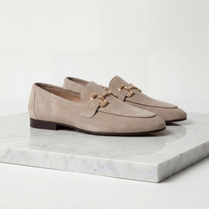 Men's Suede Loafers Slip-On Round Toe Moccasin Elegant Smart-Casual Office Formal Casual Leather Look Rupert