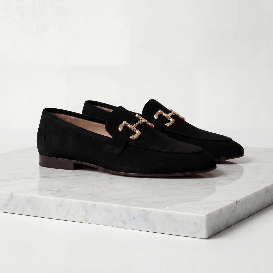 Men's Suede Loafers Slip-On Round Toe Moccasin Elegant Smart-Casual Office Formal Casual Leather Look Rupert