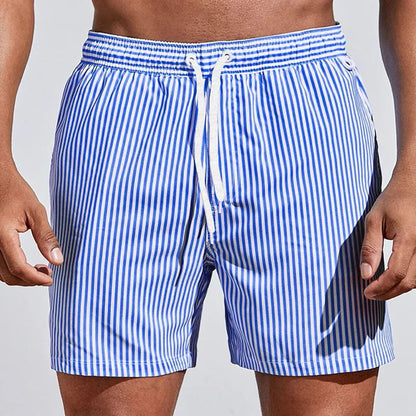Men's Swim Shorts Quick-Dry Drawstring Mesh Lined Elastic Waist Beach Pool Holiday Everyday Casual Versatile Marlow