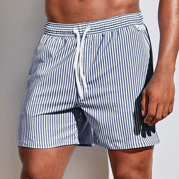 Men's Swim Shorts Quick-Dry Drawstring Mesh Lined Elastic Waist Beach Pool Holiday Everyday Casual Versatile Marlow