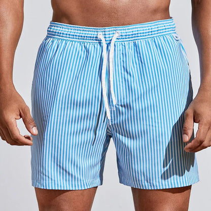 Men's Swim Shorts Quick-Dry Drawstring Mesh Lined Elastic Waist Beach Pool Holiday Everyday Casual Versatile Marlow