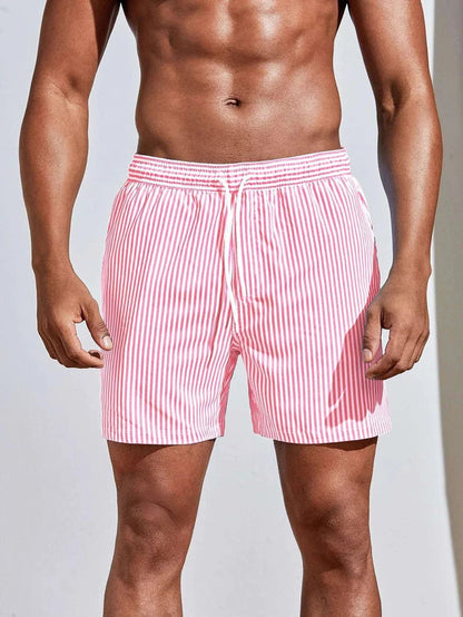 Men's Swim Shorts Quick-Dry Drawstring Mesh Lined Elastic Waist Beach Pool Holiday Everyday Casual Versatile Marlow