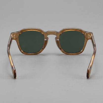 Men's Retro Square Sunglasses Full-Rim Dark Tinted Lens Fashion Casual Beach Holiday Everyday Driving