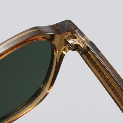 Men's Retro Square Sunglasses Full-Rim Dark Tinted Lens Fashion Casual Beach Holiday Everyday Driving