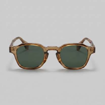 Men's Retro Square Sunglasses Full-Rim Dark Tinted Lens Fashion Casual Beach Holiday Everyday Driving