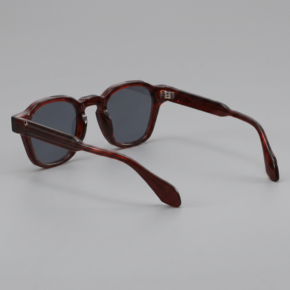 Men's Retro Square Sunglasses Full-Rim Dark Tinted Lens Fashion Casual Beach Holiday Everyday Driving