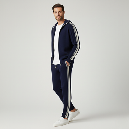 Men's Casual Tracksuit Relaxed Fit Long Sleeve Zip-Up Sporty Everyday