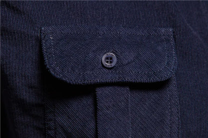 Men's Casual Button-Up Shirt Short-Sleeve Collared Relaxed Fit Everyday