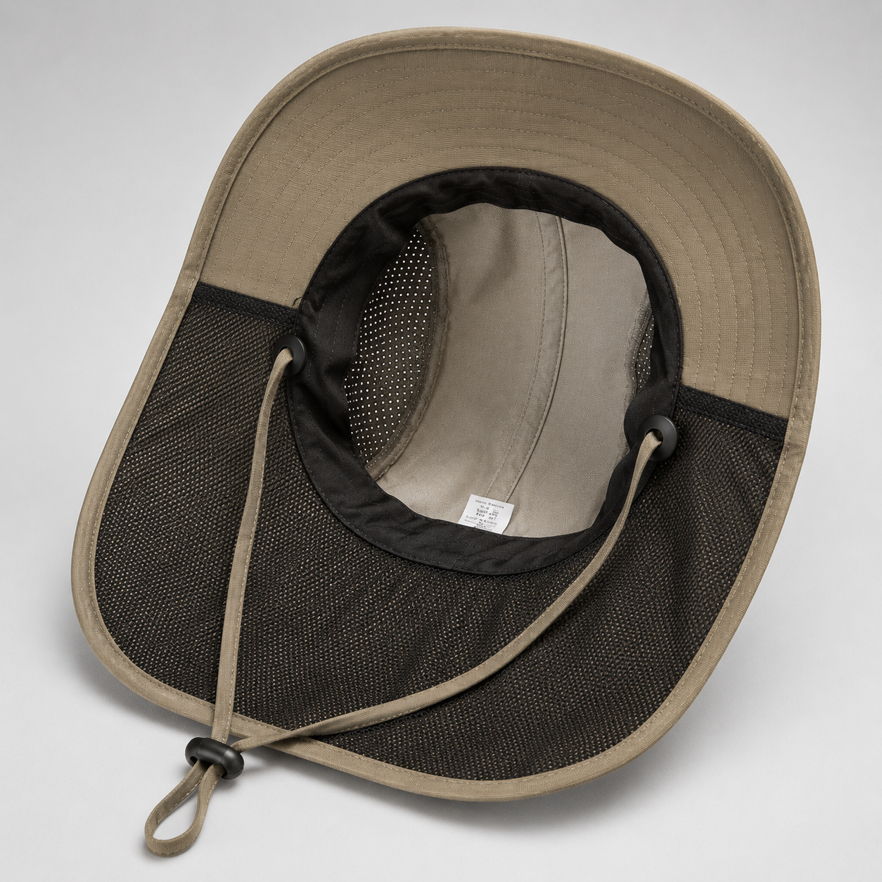 Men's Wide-Brim Sun Hat Bucket Neck Flap Coverage Foldable Outdoor Hiking Fishing Travel Casual Everyday Quill