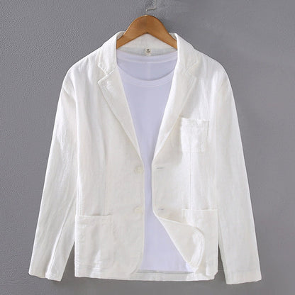 Men's Casual Blazer Single-Breasted Slim Fit Tailored Smart-Casual Office Business Formal Everyday Modern Grantham
