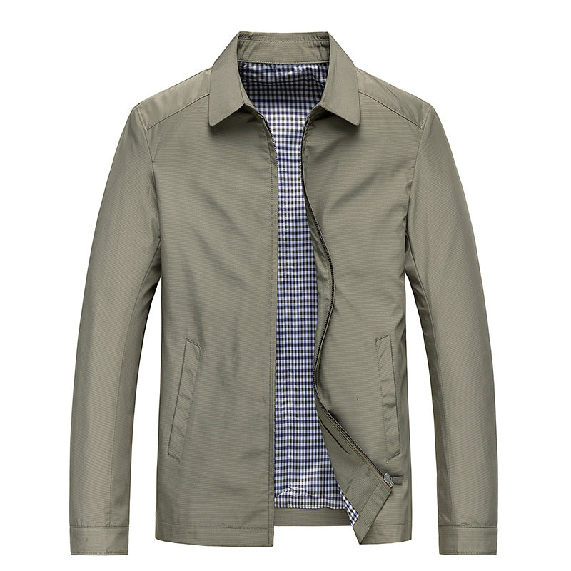 Men's Windbreaker Jacket Windproof Full-Zip Hooded Checked Lining Casual Layering Everyday Outdoor Lightweight Winton