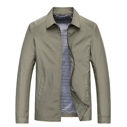 Men's Windbreaker Jacket Windproof Full-Zip Hooded Checked Lining Casual Layering Everyday Outdoor Lightweight Winton