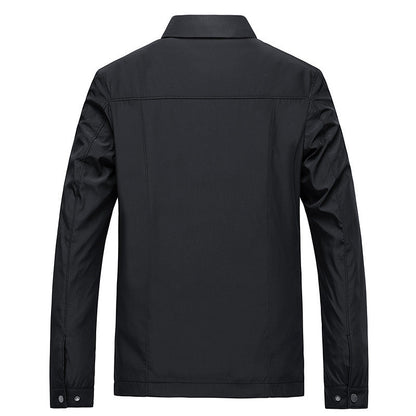 Men's Windbreaker Jacket Windproof Full-Zip Hooded Checked Lining Casual Layering Everyday Outdoor Lightweight Winton