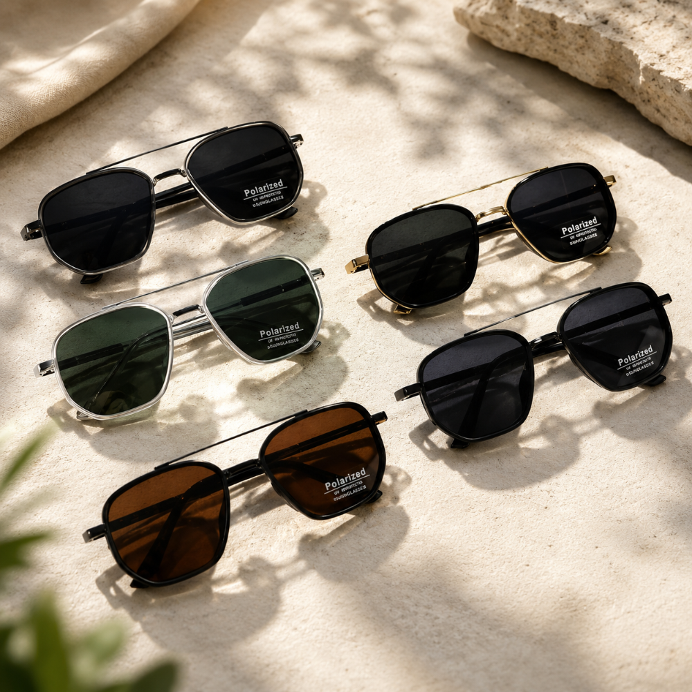 Men's Retro Square Sunglasses Tinted Lens Full-Rim Fashion Casual Beach Holiday Everyday Driving Vintage Delano