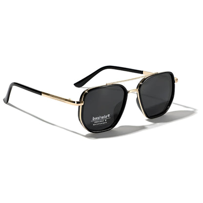 Men's Retro Square Sunglasses Tinted Lens Full-Rim Fashion Casual Beach Holiday Everyday Driving Vintage Delano