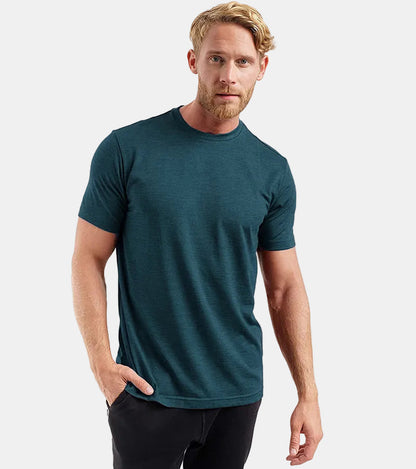 Men's Base Layer T-Shirt Quick-Dry Knit Slim Fit Crew Neck Casual Gym Sport Training Everyday Zander