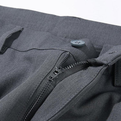 Men's Wide Leg Trousers Pleated Loose Fit Drawstring Elastic Waist Smart-Casual Summer Everyday Hugo