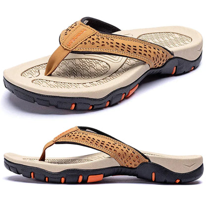 Men's Flip Flops Thong Sandals Slip-On Casual Beach Pool Everyday Holiday Outdoor Comfort Lightweight Finn