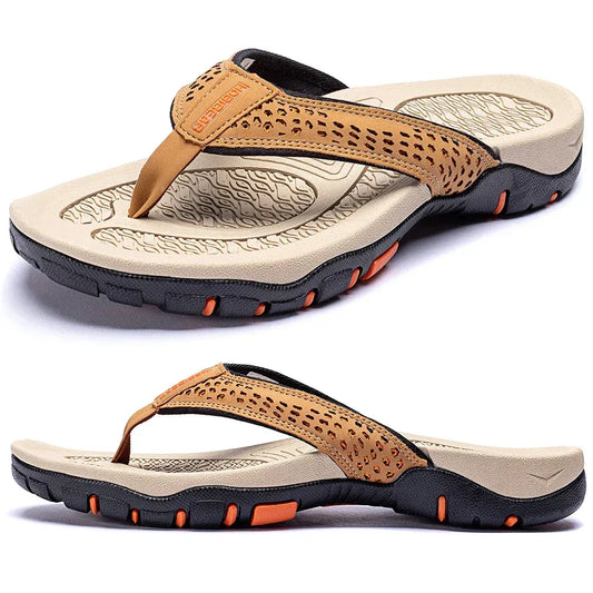 Men's Flip Flops Thong Sandals Slip-On Casual Beach Pool Everyday Holiday Outdoor Comfort Lightweight Finn