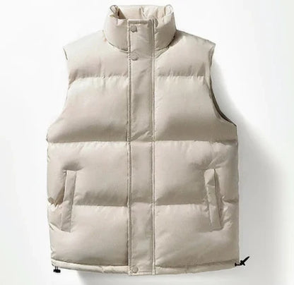 Men's Quilted Bodywarmer Sleeveless Zip Gilet Casual Outdoor Layering Everyday Wear