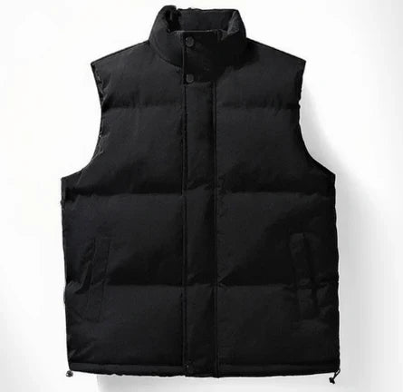 Men's Quilted Bodywarmer Sleeveless Zip Gilet Casual Outdoor Layering Everyday Wear