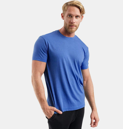 Men's Base Layer T-Shirt Quick-Dry Knit Slim Fit Crew Neck Casual Gym Sport Training Everyday Zander