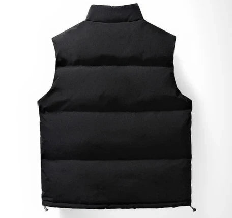 Men's Quilted Bodywarmer Sleeveless Zip Gilet Casual Outdoor Layering Everyday Wear