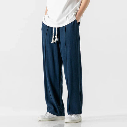 Men's Sweatpants Relaxed Fit Drawstring Elastic Cuff Tapered Casual Sport Loungewear Everyday Streetwear Gunnar