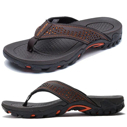 Men's Flip Flops Thong Sandals Slip-On Casual Beach Pool Everyday Holiday Outdoor Comfort Lightweight Finn