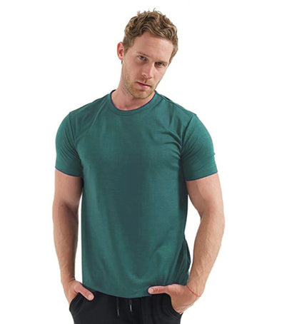 Men's Base Layer T-Shirt Quick-Dry Knit Slim Fit Crew Neck Casual Gym Sport Training Everyday Zander