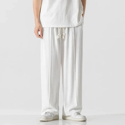 Men's Sweatpants Relaxed Fit Drawstring Elastic Cuff Tapered Casual Sport Loungewear Everyday Streetwear Gunnar