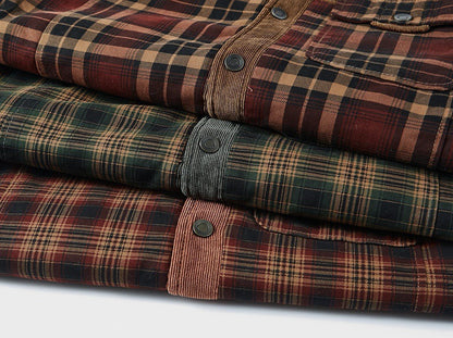 Men's Casual Button-Up Shirt Long Sleeve Collared Relaxed Fit Everyday Wear