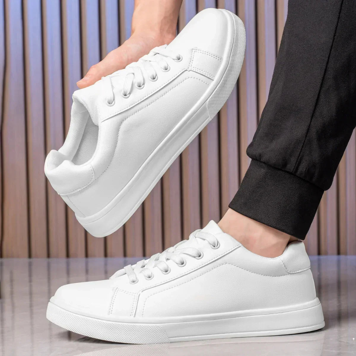Men's Casual Sneakers Lace-Up Stylish Everyday Footwear