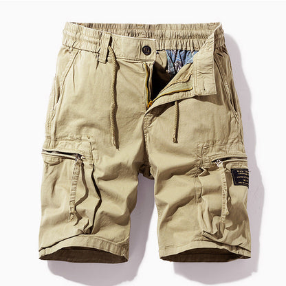 Men's Casual Cargo Shorts Drawstring Lightweight Versatile Outdoor Adventure