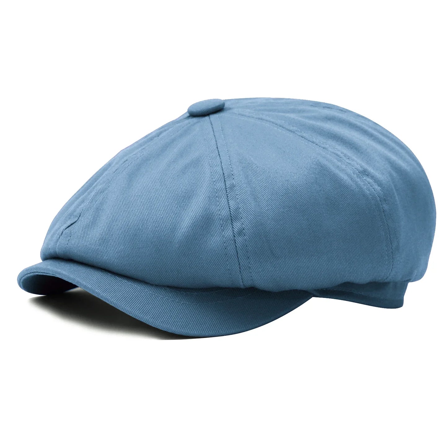 Men's Newsboy Cap Twill 8-Panel Flat Cap Baker Boy Classic Casual Everyday Vintage Outdoor Versatile Alfie