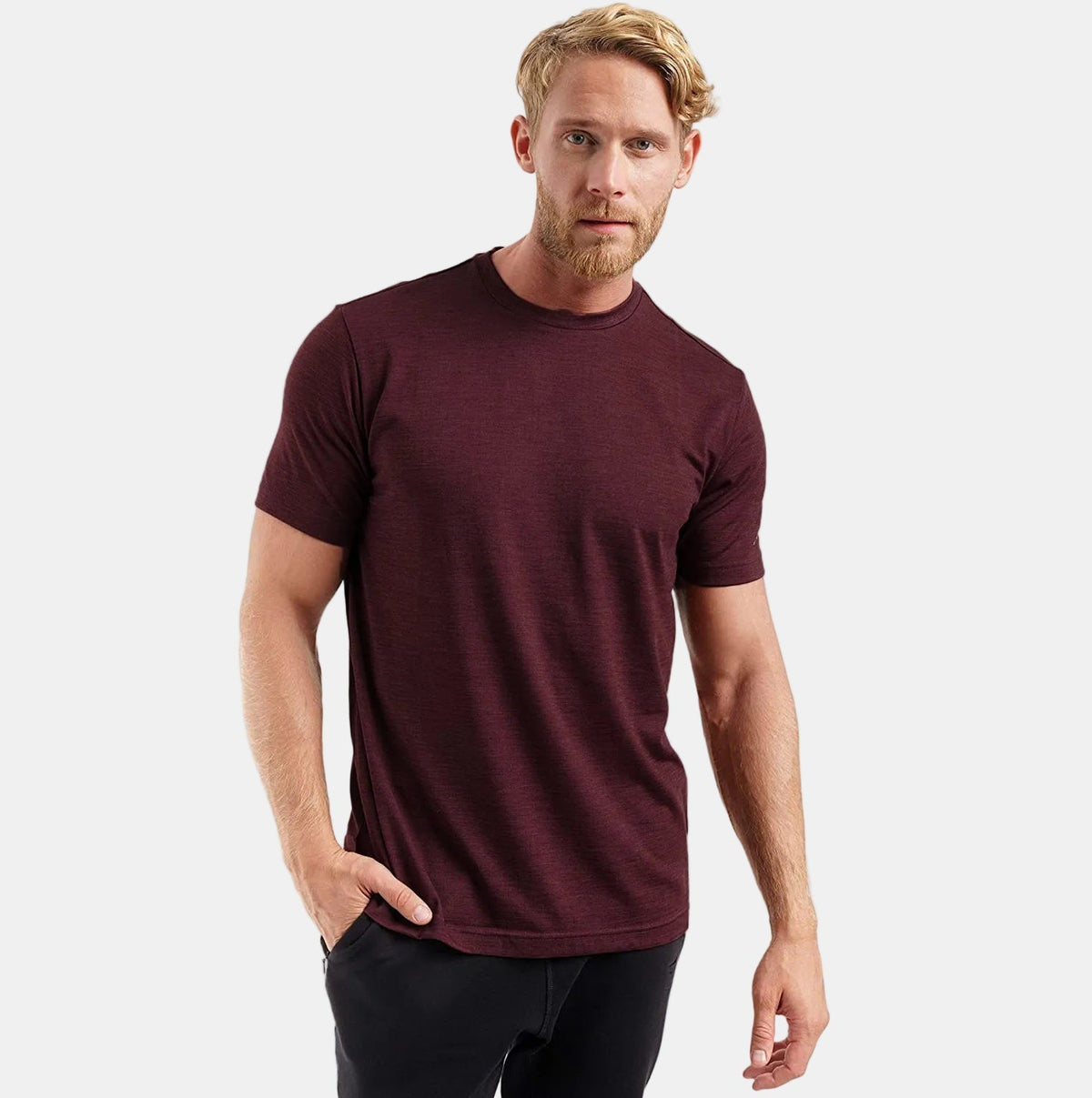 Men's Base Layer T-Shirt Quick-Dry Knit Slim Fit Crew Neck Casual Gym Sport Training Everyday Zander
